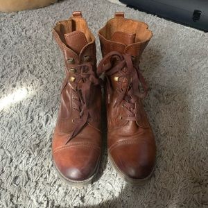 Aldo || brown leather boots